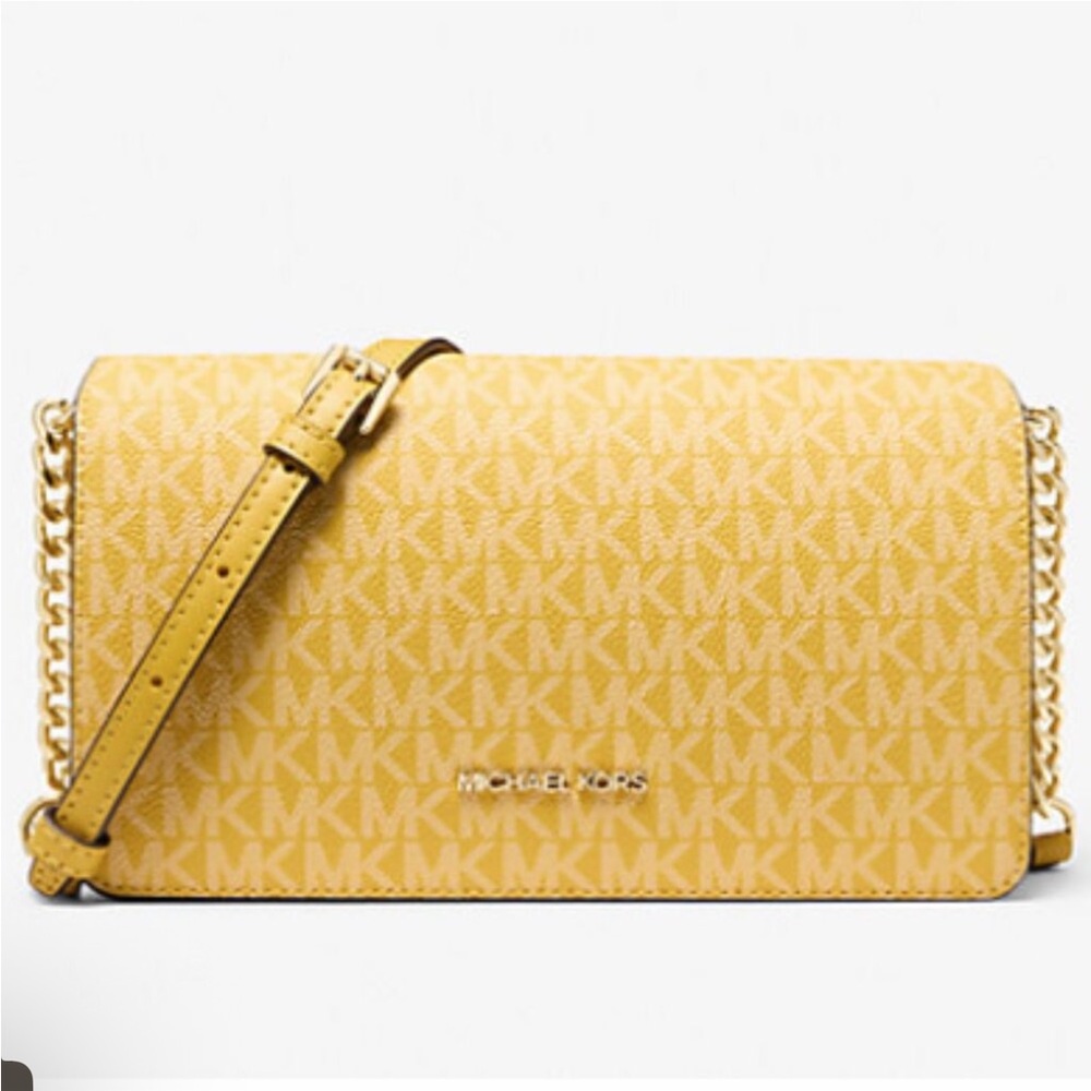 Michael Kors Mustard Yellow Crossbody - Picture 2 of 13